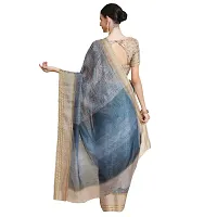 MISHRI COLLECTION Women's Saree Pure Cotton Digital Print Saree with Unstitched Blouse-thumb2