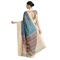 MISHRI COLLECTION Women Pure Cotton Fabric Saree with Digital Print and Unstitched Blouse-thumb2