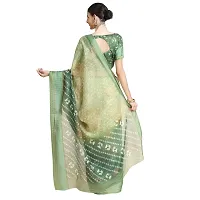 MISHRI COLLECTION Women's Saree Pure Cotton Fabric Digital Print Saree with Unstitched Blouse Piece (Free Size)-thumb2