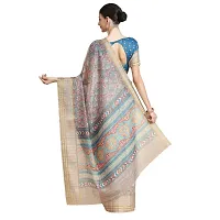 MISHRI COLLECTION Women's Saree Pure Cotton Digital Print Saree with Unstitched Blouse-thumb2