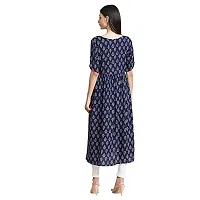 MISHRI COLLECTION Rayon Fabric Fully Stitched Straight Print Kurti/Kurta for Women  Girls-thumb3