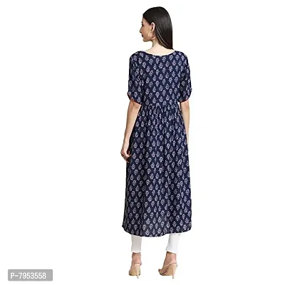 MISHRI COLLECTION Rayon Fabric Fully Stitched Straight Print Kurti/Kurta for Women  Girls-thumb4