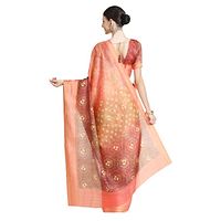 Women Pure Cotton Digital Print Saree with Unstitched Blouse Piece-thumb2