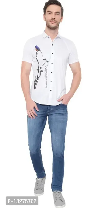 Stylish Lycra Printed shirt for Men