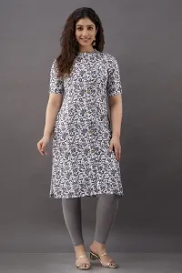 Stylish Straight Printed Cotton Blend Kurta-thumb2