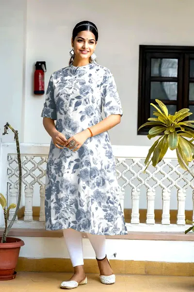 Stylish Fancy Blend Kurta For Women