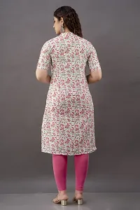 Stylish Straight Printed Cotton Blend Kurta-thumb1