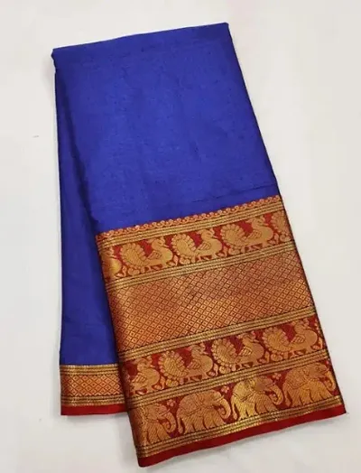 New In Cotton Saree with Blouse piece 