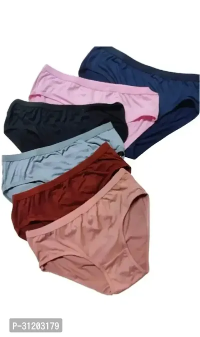 Women Hipster Multicolor Panty Cotton Pack of 6-thumb0