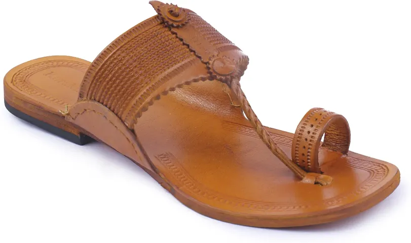 Stylish Leather Slippers For Men