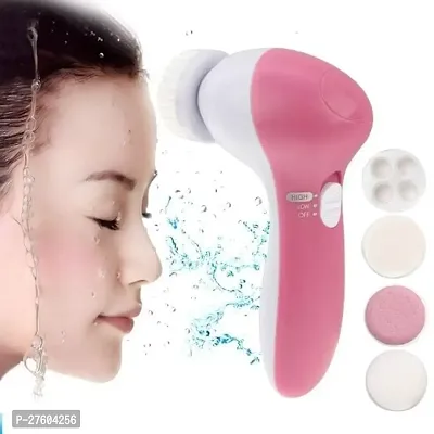 5 in 1 Portable Electric Facial Cleaner, Face messager for Women pack of 1