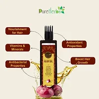 Pureherbs Onion Oil - Onion Hair Oil for Hair Growth and Hair Fall Control 100 ML-thumb1