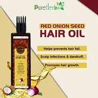 Pureherbs Onion Oil - Onion Hair Oil for Hair Growth and Hair Fall Control 100 ML-thumb4