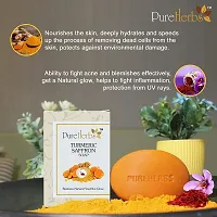PureHerbs-Premium Turmeric  Saffron Handmade Soap protects from sun damage Pack of 2-thumb4