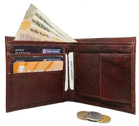 Stylish Solid Leather Wallet For Men