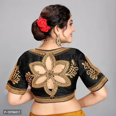 Classic Art Silk Embroidered Blouses for Women-thumb2