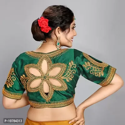 Classic Art Silk Embroidered Blouses for Women-thumb2