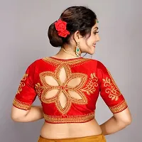 Classic Art Silk Embroidered Blouses for Women-thumb1