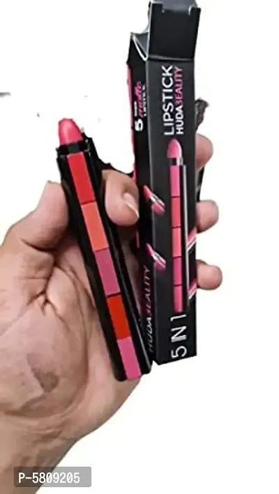 Huda Insta Beauty 5in1 Ceamy Lipsticks-thumb0