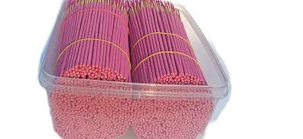 Darhsani Herbal Jhuna Pink Colour agarbatti for puja, jhuna agarbatti 1200 grm 1272 pc Stick-thumb2