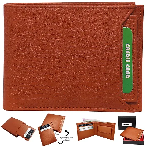 Attractive Leather Wallet Gents Purse With Separable ATM Card Holder