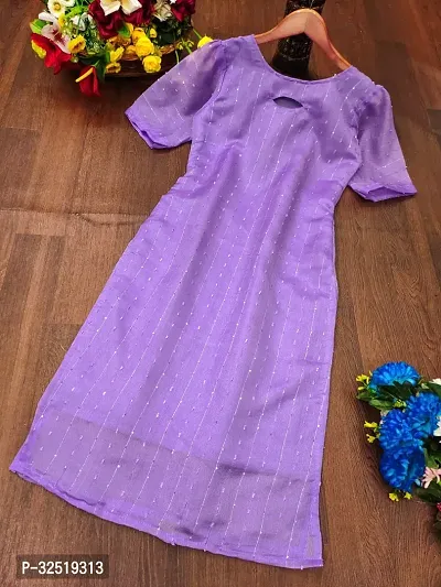 Fancy Organza Kurtas For Women-thumb0