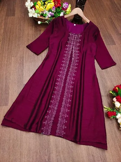 Stylish Fancy Cotton Vichitra Kurti