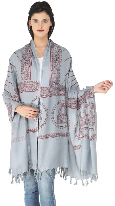 Stylish Viscose Self Pattern Shawls for Women