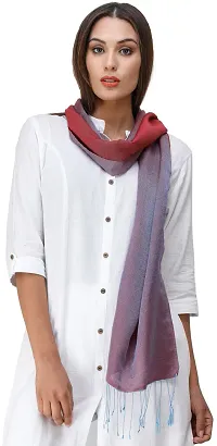 Plain Reversible Water-Pashmina Scarf from Nepal-thumb2