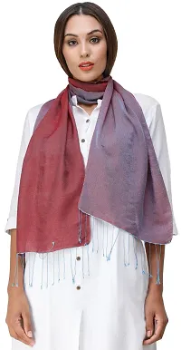 Plain Reversible Water-Pashmina Scarf from Nepal-thumb1