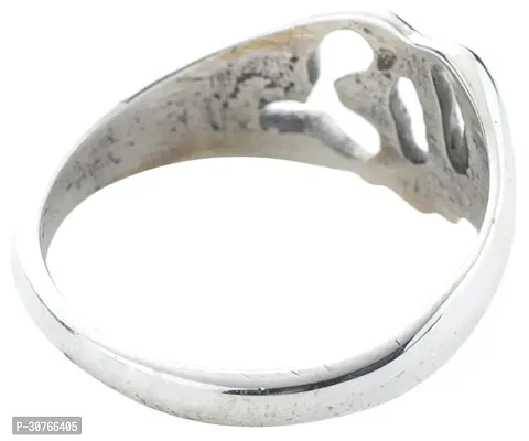 Exotic India OM (AUM) Sterling Silver Ring-thumb3