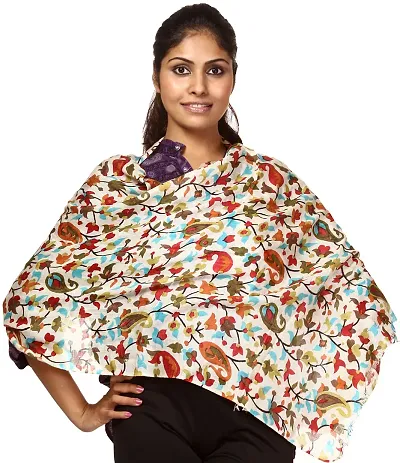 Exotic India Stole with Kani Print in