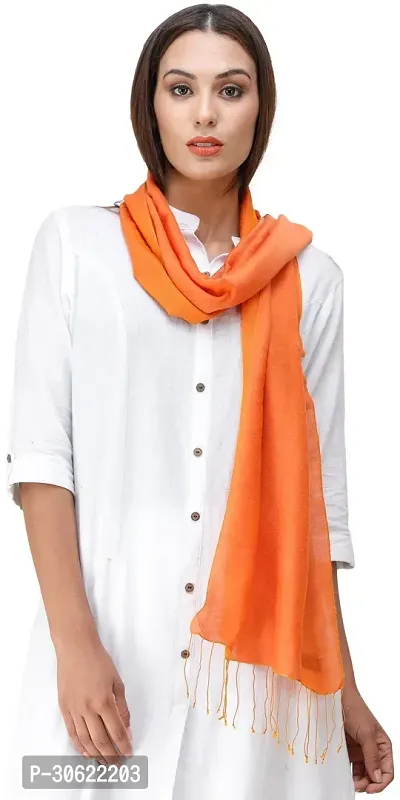 Plain Reversible Water-Pashmina Scarf from Nepal-thumb3