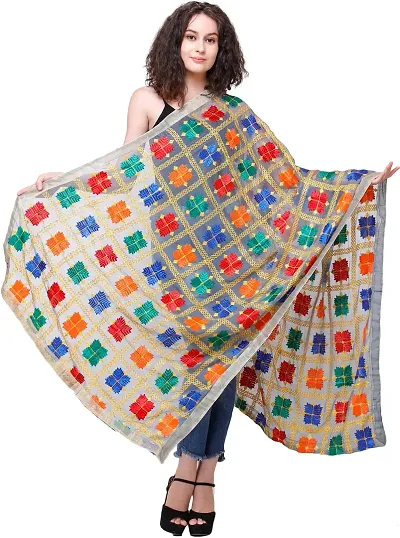 Stylish Chiffon Embroidered Dupattas For Women