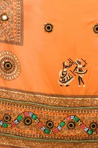 Stylish Cotton Printed Orange Dupattas For Women-thumb3