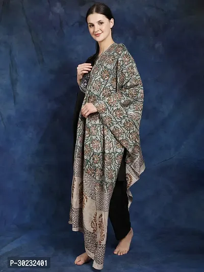 Stylish Cotton Printed Green Dupattas For Women-thumb2