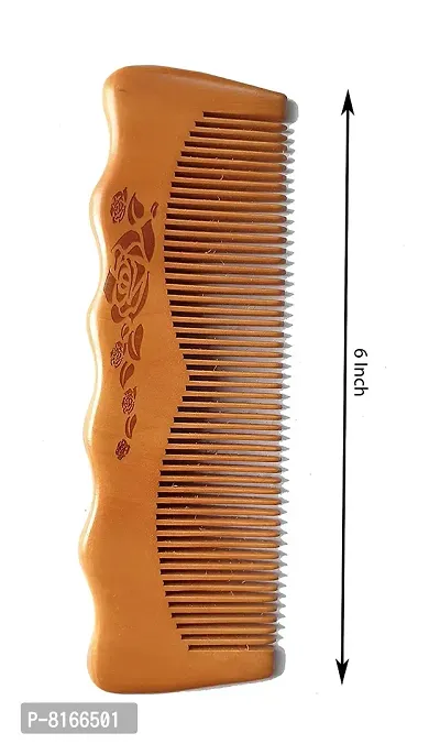 AB Beauty House? Classic Wooden Hair Comb Perfect Finishing Dressing Comb For Men and Women-thumb5