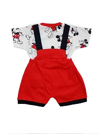 Dungaree Set For Baby Boy  Baby Girl Casual Printed Cotton Blend-thumb1