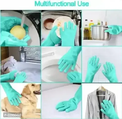 Magic Silicone Dish Washing Gloves-thumb4