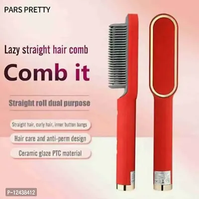 STRAIGHT COMB Women with 5 Temperature Control  RED-thumb0