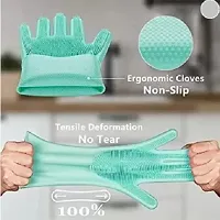 Magic Silicone Dish Washing Gloves-thumb1