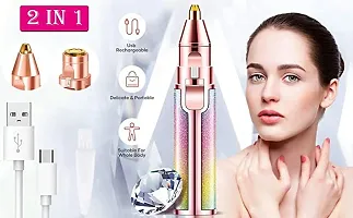 2 IN 1 SHAVER AND EYEBROW TRIMMER FOR LADIES-thumb1