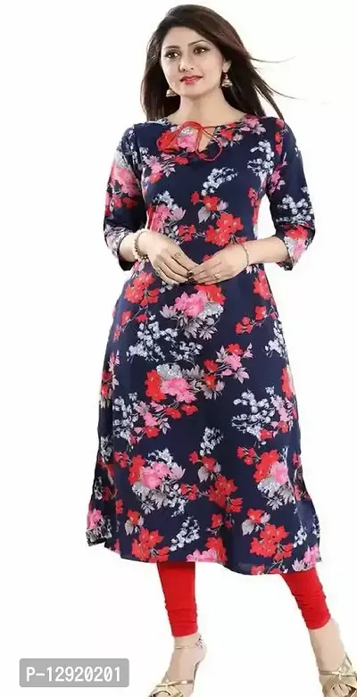 Fancy Crepe Kurti for Women-thumb3