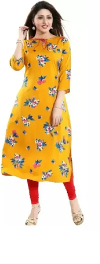 Fancy Crepe Kurti for Women-thumb0