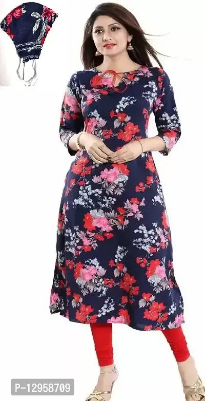 Fancy Crepe Kurtis for Women-thumb3