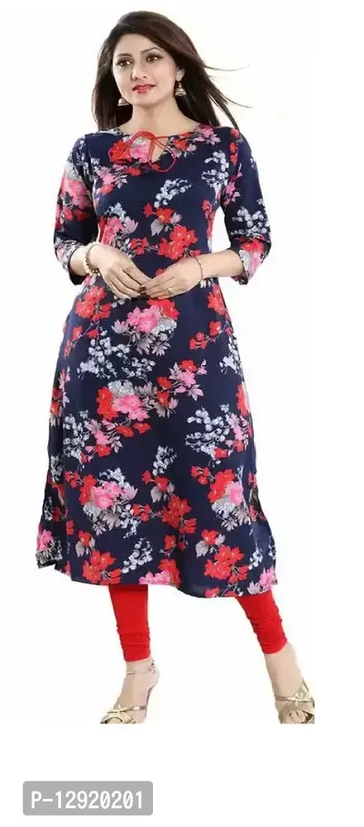 Fancy Crepe Kurti for Women-thumb0