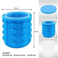 Atipriya Silicone Ice Cube Maker | The Innovation Space Saving Ice Cube Maker | Bucket Revolutionary Space Saving Ice-Ball Makers for Home, Party and Picnic-thumb1
