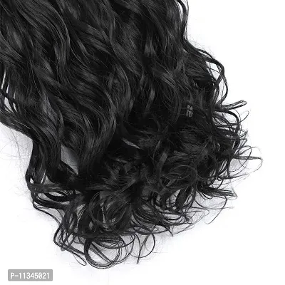 Atipriya 5 Clips ? Head 1 Piece 24 Inch Hair Extensions For Women And Girls Wavy/Curly Black Hair Extensions to Increase Instant Length And Volume-thumb5