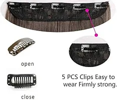 Atipriya 5 Clips ? Head 1 Piece 24 Inch Hair Extensions For Women And Girls Wavy/Curly Black Hair Extensions to Increase Instant Length And Volume-thumb1