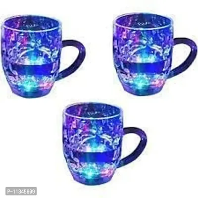 Atipriya Rainbow Magic Color Cup with LED Light Party Mug,(Light Mug Pack of 2), Capacity 250 ml (Multicolor)-thumb5